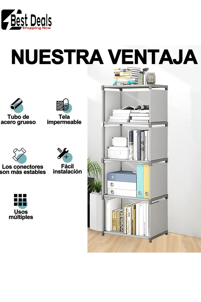 افضل العروض متعددة الوظائف تخزين مجلس الوزراء تخزين الرف 4 مساحة التخزين مع قدرة كبيرة مع محيط خلفي انفصال الجمعية متعددة الوظائف متعددة الأغراض رف - Image 5