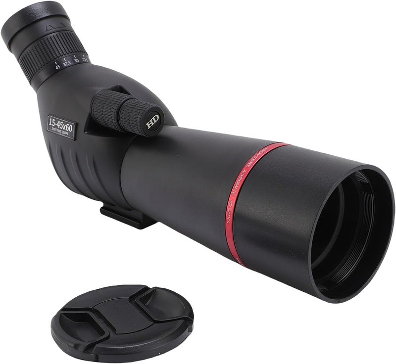 Zunate 60mm Angled Spotting Scope, Water Proof Spotter with Tripod and Carrying Bag, 15-45X Zoom for Bird Watching, Wildlife and Scenery Observation - Image 4