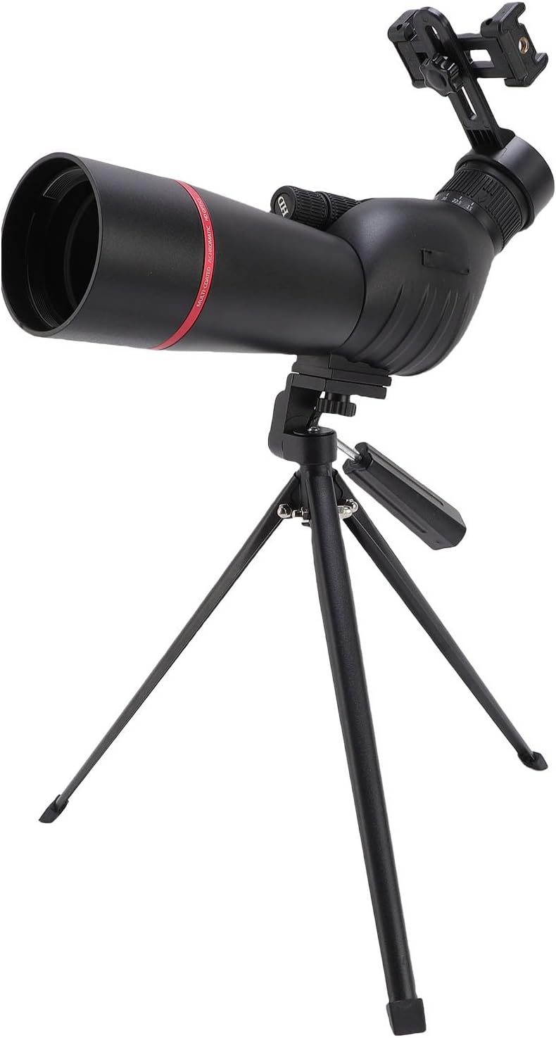 Zunate 60mm Angled Spotting Scope, Water Proof Spotter with Tripod and Carrying Bag, 15-45X Zoom for Bird Watching, Wildlife and Scenery Observation - Image 3