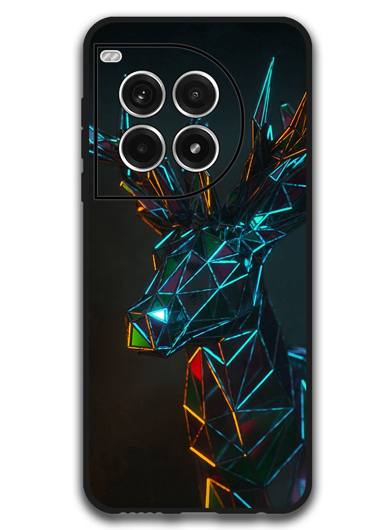 Theodor Protective Case Anti Scratch Shock Proof Bumper Cover For OnePlus Ace 3 Pro deer_3d_polygon - Image 1