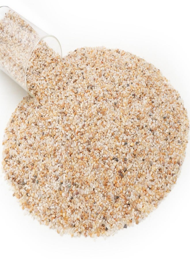 NUPICK 1-3mm Coarse Sand for Plants, 5lb Horticultural Grit for Aquariums, Succulents, Desert Silica Sand for Cactus, Decorative Gravel for Vases Filler, Gold Grit for Bonsai, Landscaping - Image 1