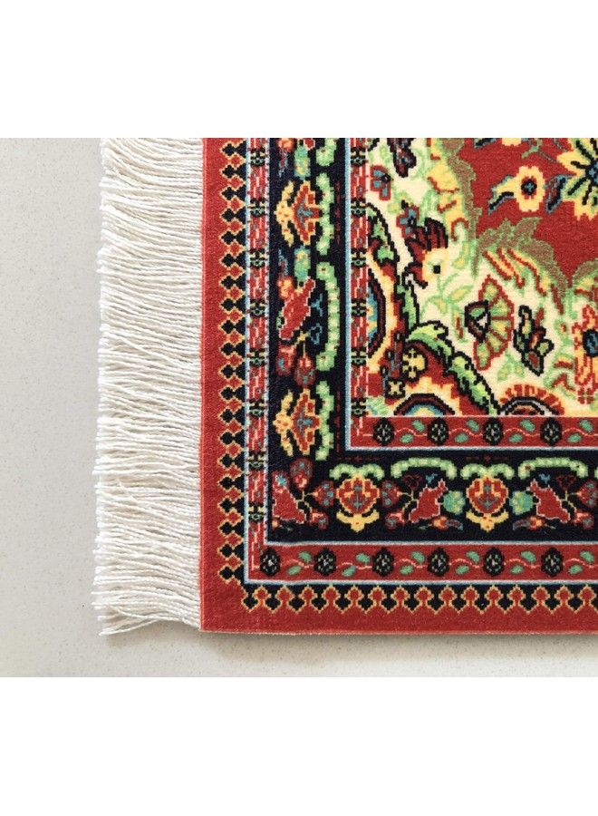 Inusitus Set Of 2 Dollhouse Carpets Miniature Dolls House Accessory Rugs For 3” To 12” Dolls 10X7 Rectangle Kids Toy Furniture Carpeting Decor - Image 5