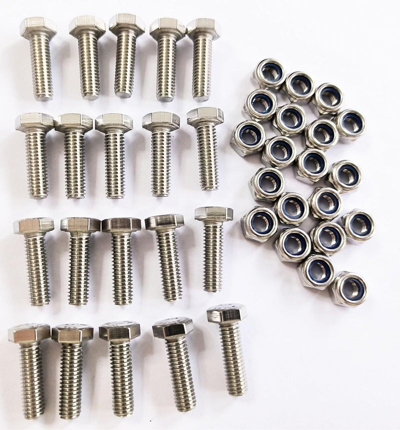 (20 Sets) Auger Shear Pins Bolts and Nuts Steel Metal Bolts Nuts Compatible with Honda Snowblower HS1132 HS624 HS828 HS928 HS724 - Image 4