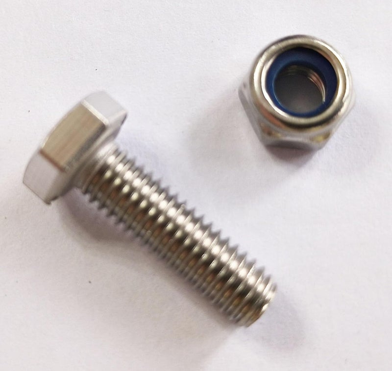 (20 Sets) Auger Shear Pins Bolts and Nuts Steel Metal Bolts Nuts Compatible with Honda Snowblower HS1132 HS624 HS828 HS928 HS724 - Image 5