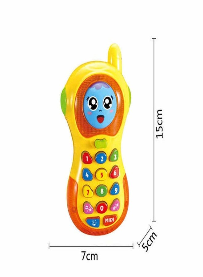 Goyal's 2 in 1 Face Changing Phone Toy, Sound Making Toys Expression Mobile Phone with Lights and Music for Kids with Volume Control (Multicolor). - Image 3