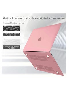 Generic MacBook Pro 13 Case 2022 2016 2020 Release A2338 M1 A2289 A2251 A2159 A1989 A1706 A1708 Hard Case and Keyboard Cover Pink  - Image 2