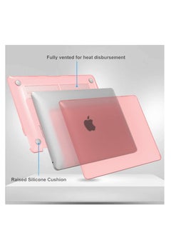 Generic MacBook Pro 13 Case 2022 2016 2020 Release A2338 M1 A2289 A2251 A2159 A1989 A1706 A1708 Hard Case and Keyboard Cover Pink  - Image 3