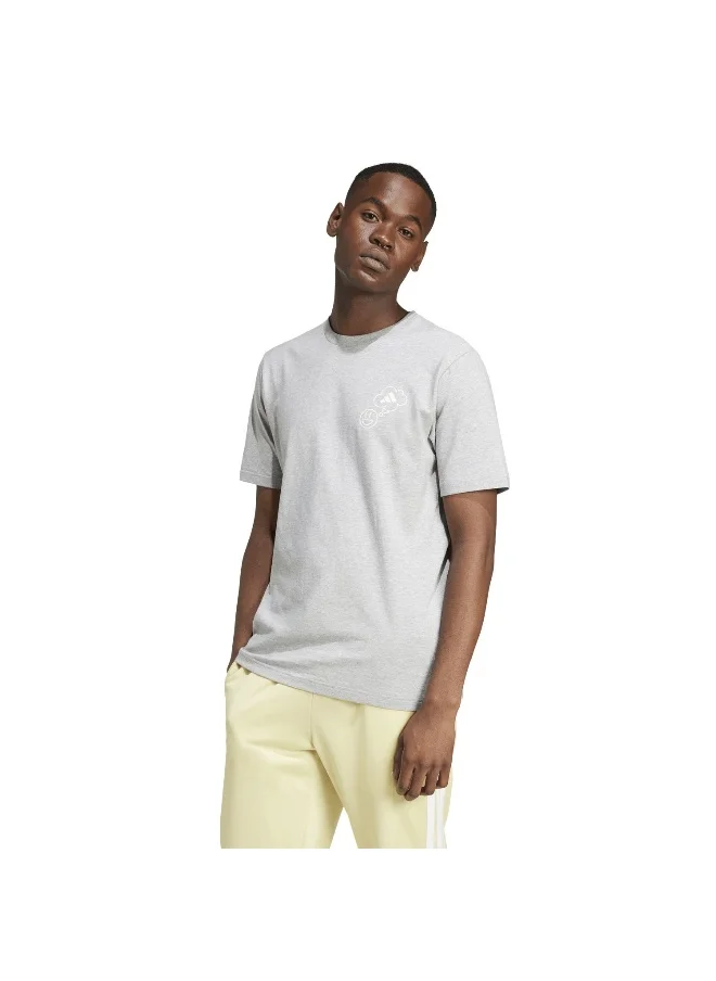 اديداس adidas lounge verbiage circle men graphic t-shirt