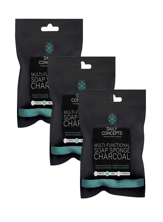 DAILY CONCEPTS Mild Texture Sponge, Charcoal - Image 1