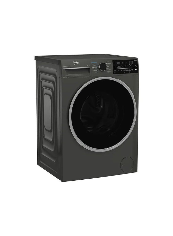 Beko Freestanding washing machine Dryer (12 kg / 8 kg, 1400 rpm), BWD12840MCI BWD12840MCI grey - Image 2
