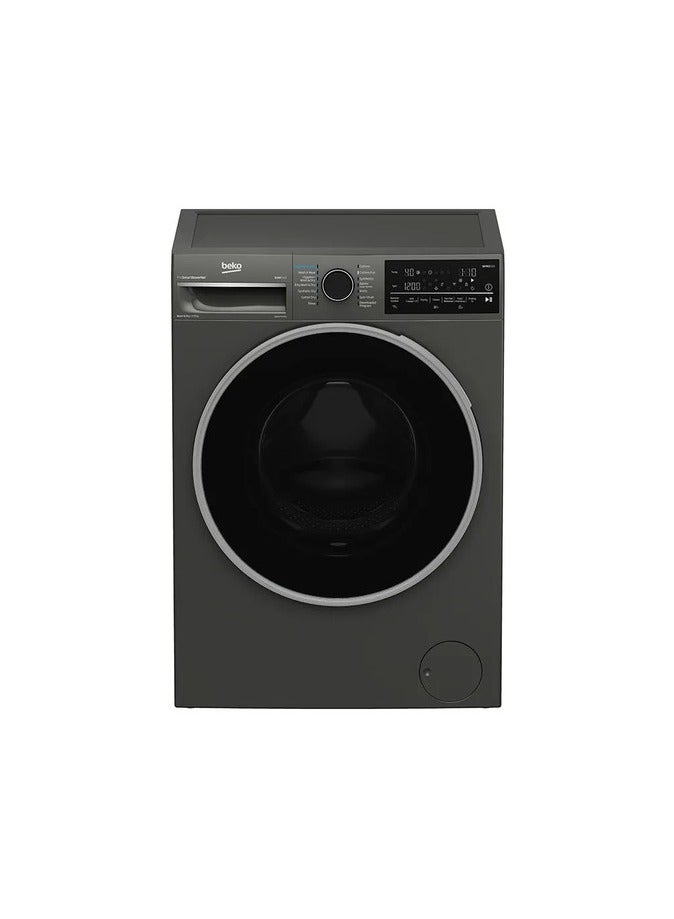 Beko Freestanding washing machine Dryer (12 kg / 8 kg, 1400 rpm), BWD12840MCI BWD12840MCI grey - Image 1