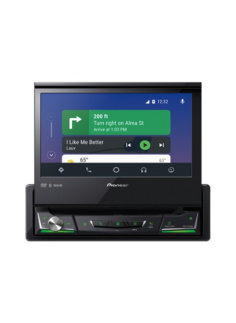 AVH-Z7250BT In-Dash 1-DIN DVD Multimedia AV Receiver with 7″ WVGA Touchscreen Display, Apple CarPlay, Android Auto, WebLink, Built-in Bluetooth and Full HD Video Playback from USB Device