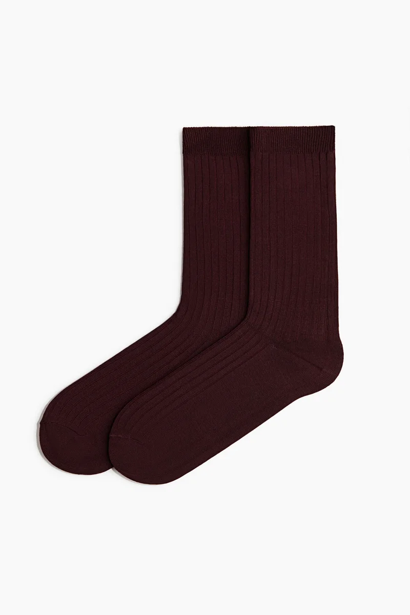 H&M 2-pack bamboo viscose-blend socks