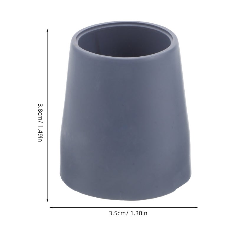 8 pcs Non- Rubber Tips For Shower Chair And Cane Bath Chair Feet Covers Shower Chair Tips Replacement Shower Bench Rubber Tips - Image 2