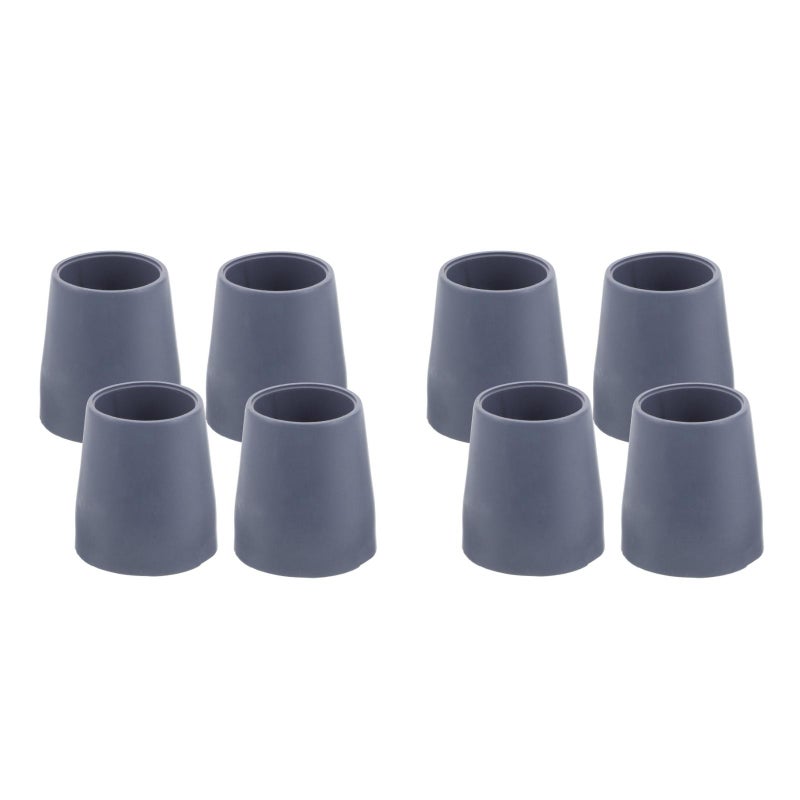 8 pcs Non- Rubber Tips For Shower Chair And Cane Bath Chair Feet Covers Shower Chair Tips Replacement Shower Bench Rubber Tips - Image 1