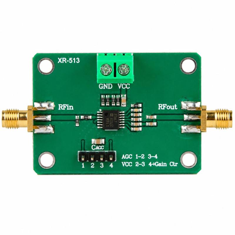 Intermediate Frequency Amplifier: 500MHz Operating Range, 45dB Gain Control - Automatic Gain Control Mode, External Voltage Controlled Gain Mode for Communication Signal Receivers - Image 1
