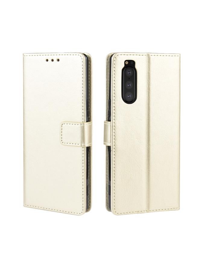 Retro Crazy Horse Texture Horizontal Flip Leather Case for Sony Xperia 2 , with Holder & Card Slots & Photo Frame