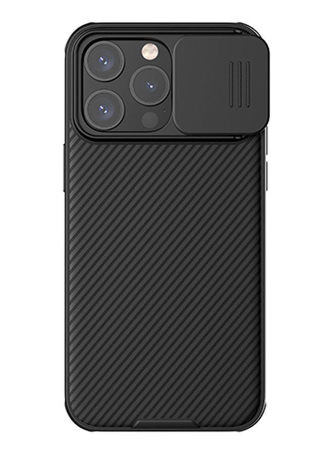 Nillkin جراب مغناطيسي لهاتف iPhone 15 Pro مع غطاء كاميرا، متوافق مع MagSafe، جراب CamShield Pro Magnetic 15 Pro 5G Car Mount Case مقاس 6.7 بوصة، دائرة مغناطيسية مدمجة باللون الأسود - Image 1