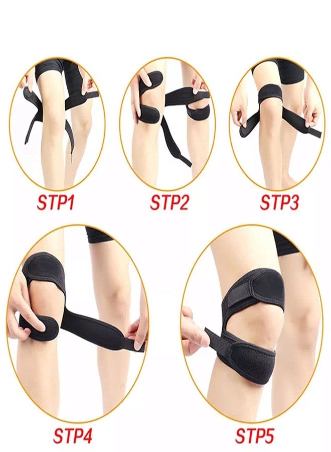 TIMA Tendon Support Strap (Large), Knee Pain Relief Adjustable Neoprene Knee Strap for Running, Arthritis, Jumper, Tennis Injury Recovery - Image 5