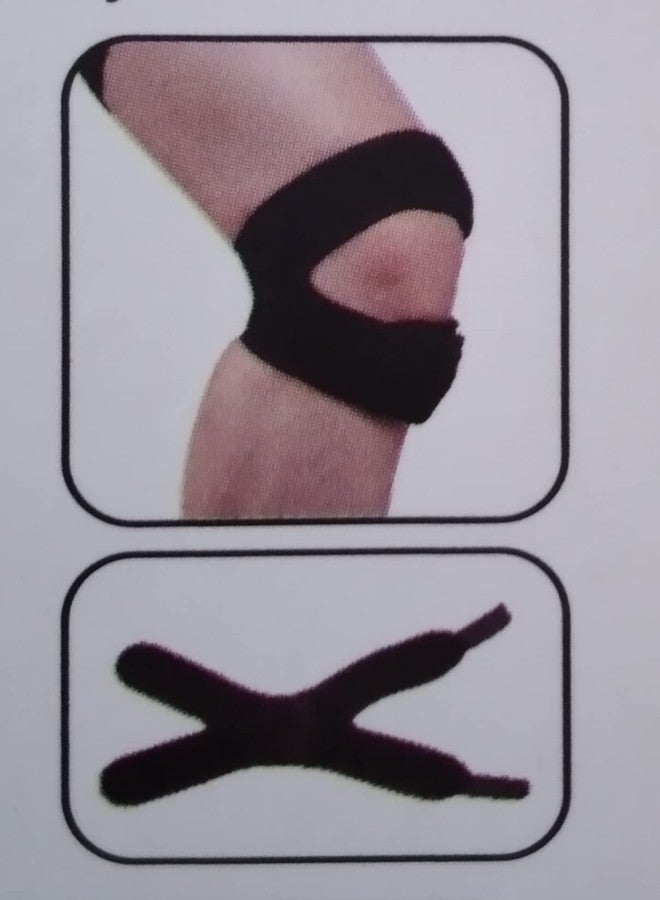 TIMA Tendon Support Strap (Large), Knee Pain Relief Adjustable Neoprene Knee Strap for Running, Arthritis, Jumper, Tennis Injury Recovery - Image 2