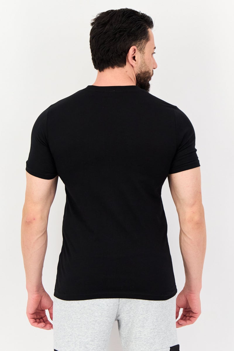 PUMA Men Sportswear Fit Short Sleeves Outdoor T-shirt, Black - Image 3