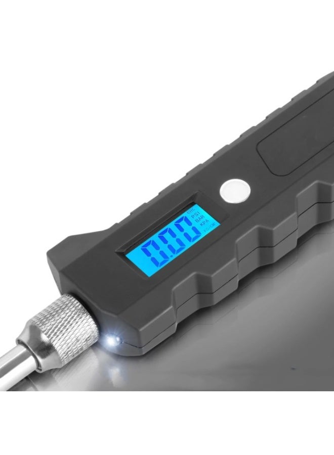 Digital Tire Pressure Gauge | Air Pressure Gauge with LCD Display | Pressure Gauge 3-250 PSI | Tire Pessure Gauge for Car SUV Car Bike - Image 4