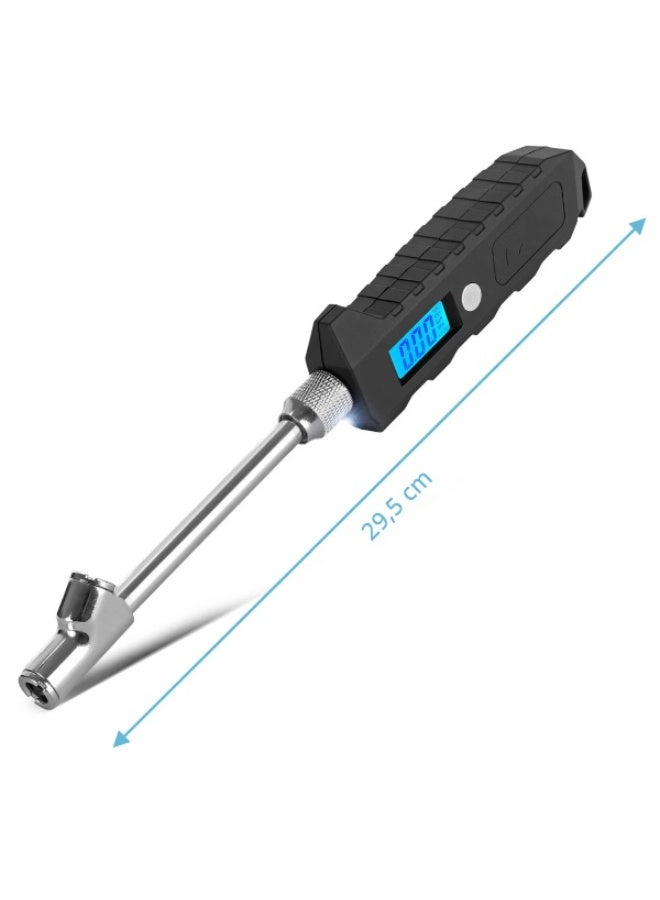 Digital Tire Pressure Gauge | Air Pressure Gauge with LCD Display | Pressure Gauge 3-250 PSI | Tire Pessure Gauge for Car SUV Car Bike - Image 2