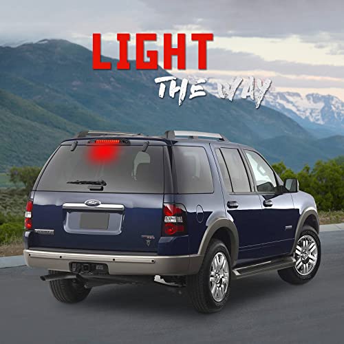 MARLBSTON 3rd Third Brake Light LED Compatible with 2002 2003 2004 2005 2006 2007 2008 2009 2010 Ford Explorer 2008-2011 Mercury Mariner, Ford Escape, Mercury Mountaineer Third Center Cargo Rear (Smoke) - Image 5