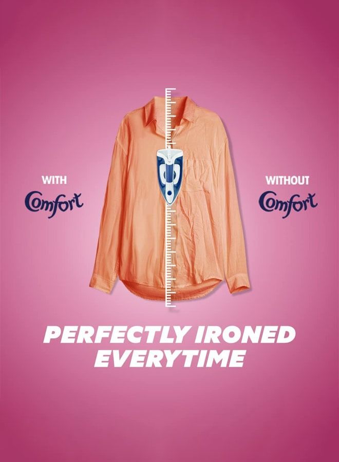 كمفورت منعم الأقمشة برائحة فلورا الناعمة 2.9 لتر عبوة من قطعتين - Image 4