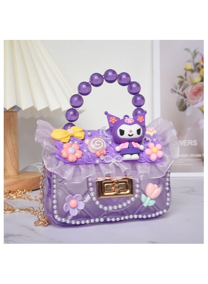 New Children's Cream Glue Handbag DIY Handmade Crossbody Bag Toy 