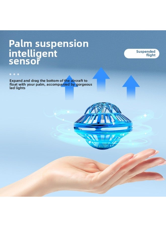 Loquat UFO Intelligent Induction Suspension UFO Interactive Swing Flying Ball Luminous Flying Gyro Spinning Ball UFO-Specifications:【Electroplating Blue】 UFO Swing UFO - Image 4