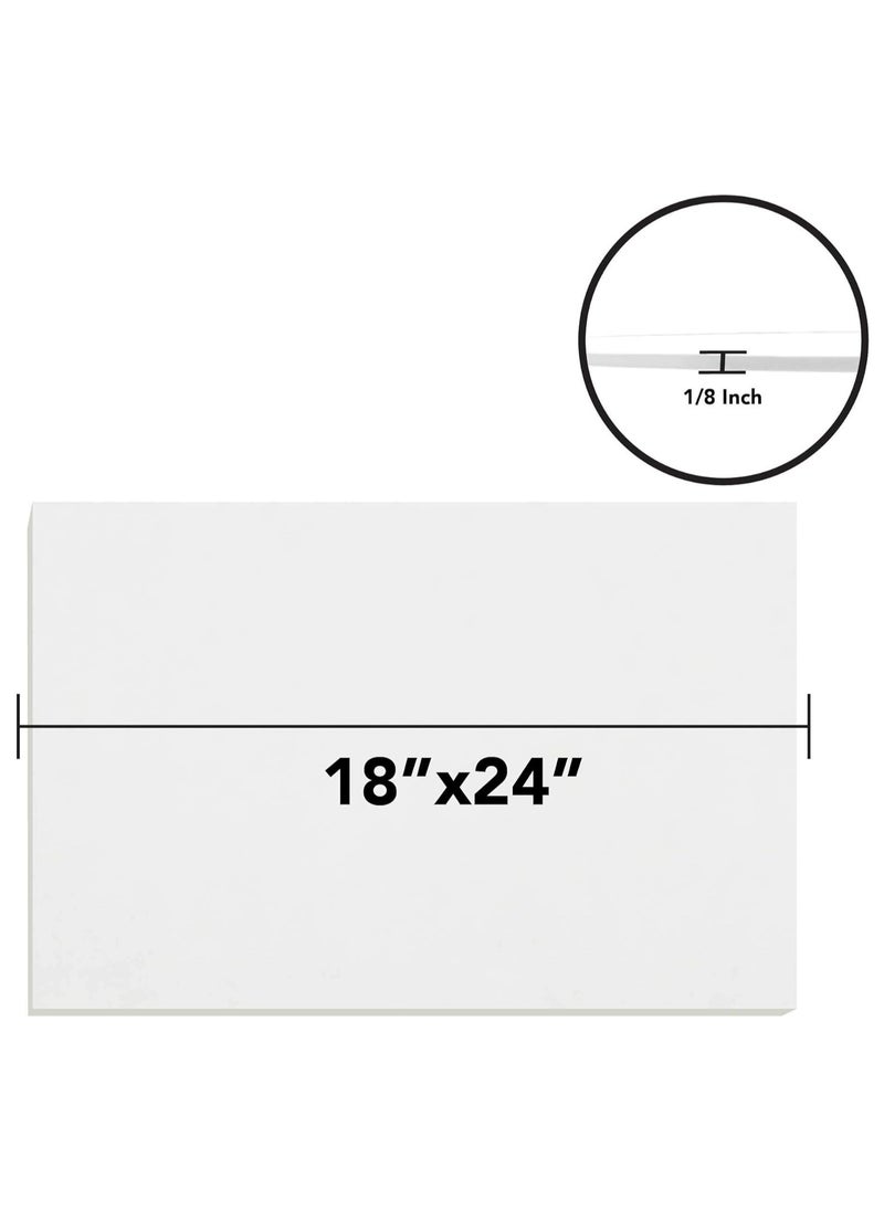 Generic 2 Pcs 18x24 Inch Acrylic Sheet Cast Plexiglass Sheet 1/8 Inch Thick (3mm) | Durable Accurate Sizes and Smooth Edges ,Clear  - Image 2