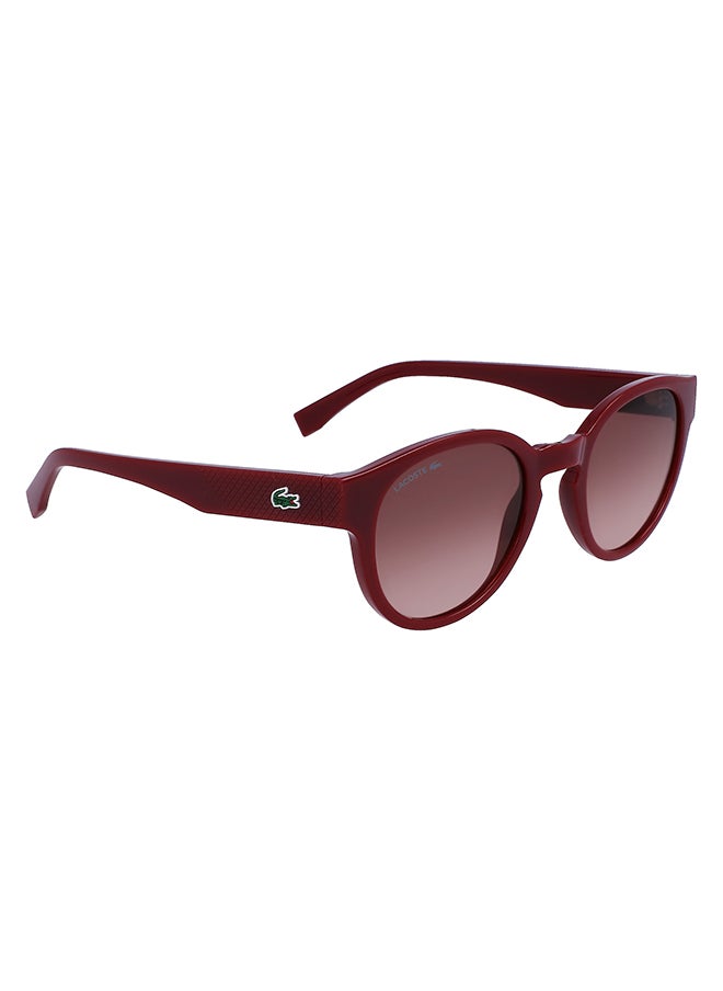 LACOSTE نظارة شمسية بيضاوية للنساء - L6000S-603-5122 - مقاس العدسة: 51 مم  - Image 1