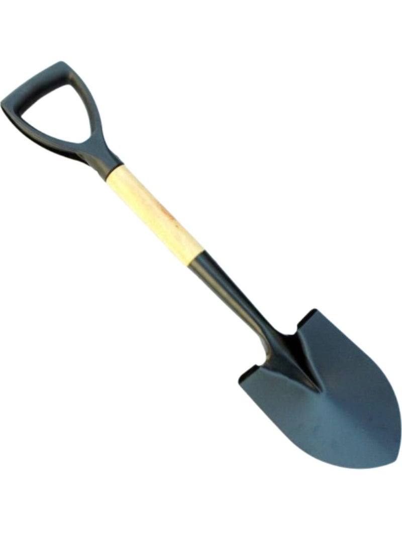 مخطوطات مجرفة للحفر، مجرفة شديدة التحمل مقاس 67 سم بمقبض على شكل حرف D، مجرفة قبضة مضادة للانزلاق، مجرفة الشاطئ، مجرفة التخييم، مجرفة الحديقة، أدوات البستنة، مجرفة البستنة - Image 1