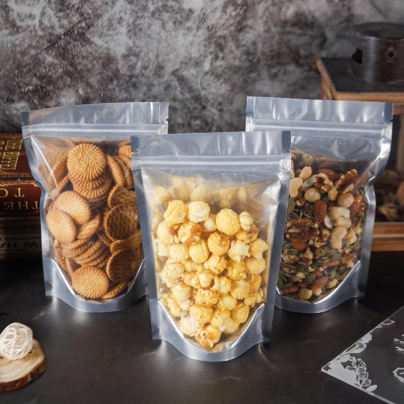LOKQING 100 PACK Mylar Bags for Food Storage and Resealable Bags for Small Business Packaging Supplies Great for Party Favor Food Storage Bags(Silver,5x8Inches) - Image 5