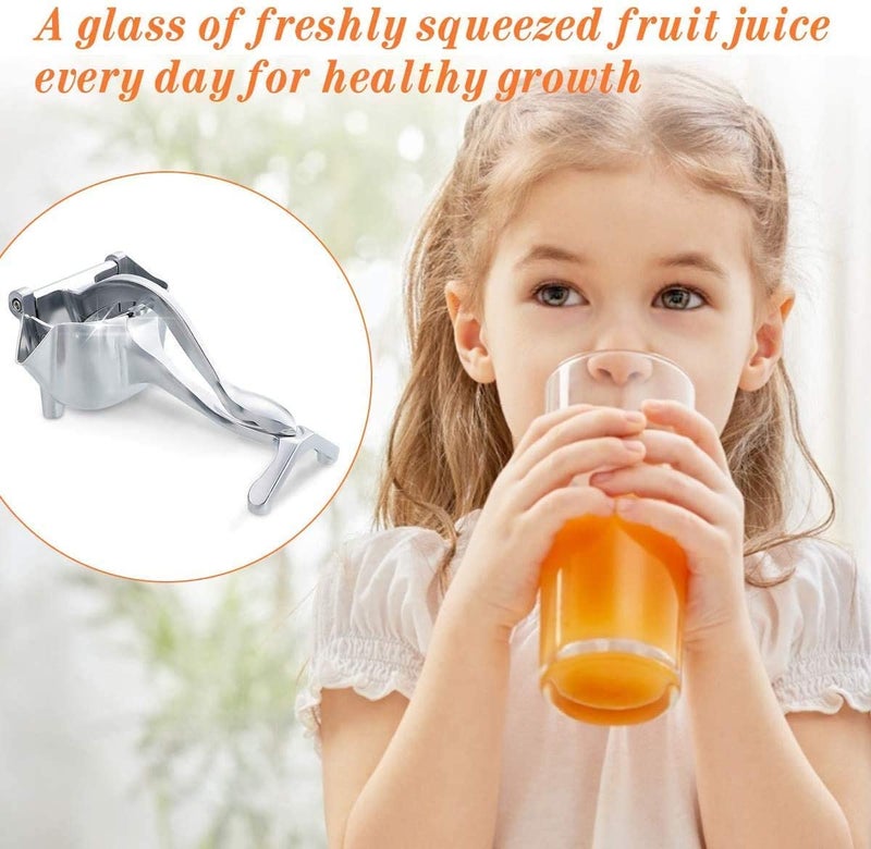 Nikrim Fruit juicerNikrim Stephen King Aluminium Fruit Hand Squeezer Heavy Duty Lemon Orange Juicer Manual Fruit Press Squeezer Fruit Juicer Extractor Tool Aluminium - Image 3