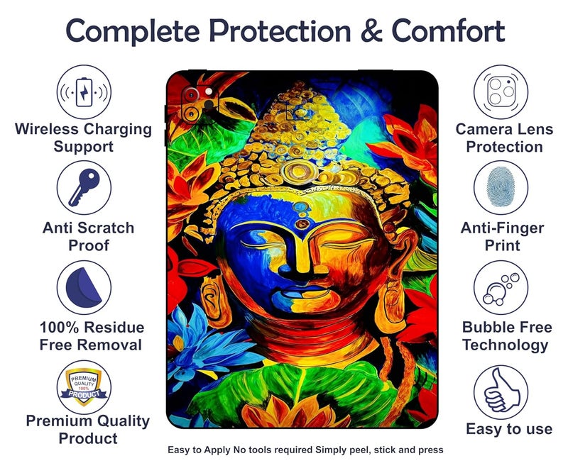 WRAP CRAFT Skin Compatible with iPad Pro 12.9 inch 6th Generation, 2022 Skin Revamp Your tablet's Style with This Protective & Fashionable Tablet Skin; DP-061 - Image 3