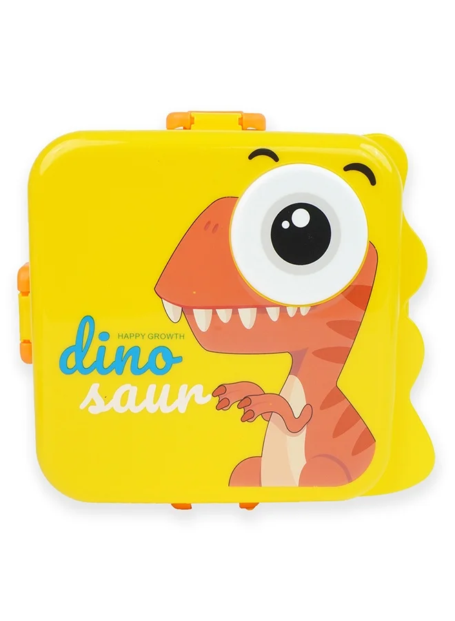 LITTLE SURPRISE BOX Little Surprise Box,Yellow One Eye Stainless Steel Lunch Box For Kids