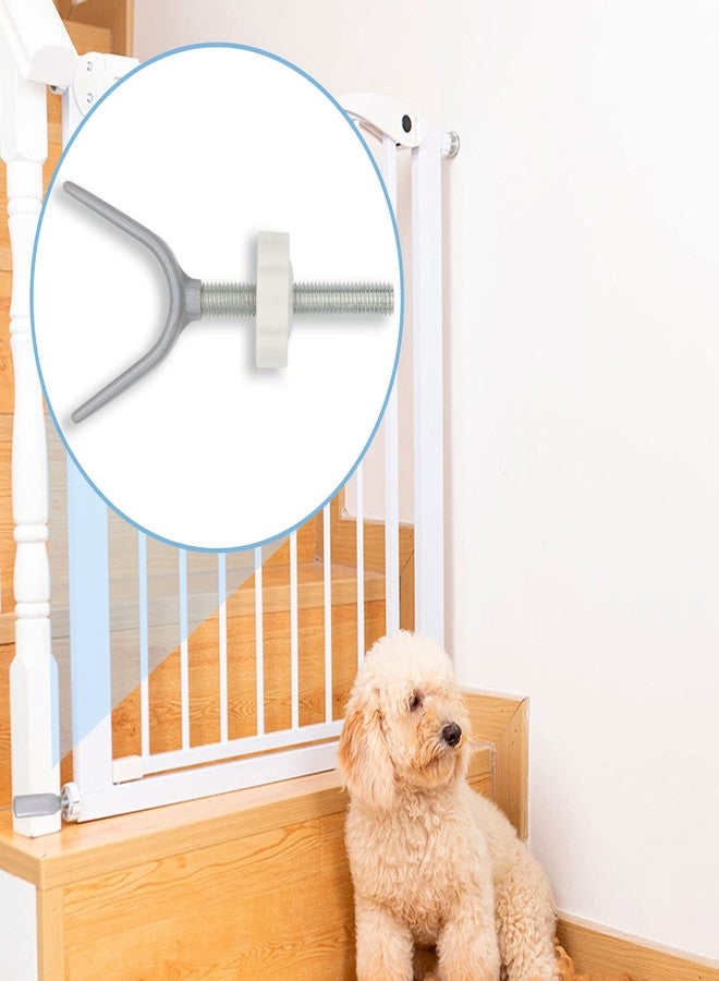 LhyBtm 2 Pack Baby Gate Y Spindle Rod M10 (10mm) Stair Banister Baby Gate Adaptors, Replacement Bolt Part for Baby & Pet Pressure Mounted Safety Gates, Baby Tension Gate Extender - Image 5