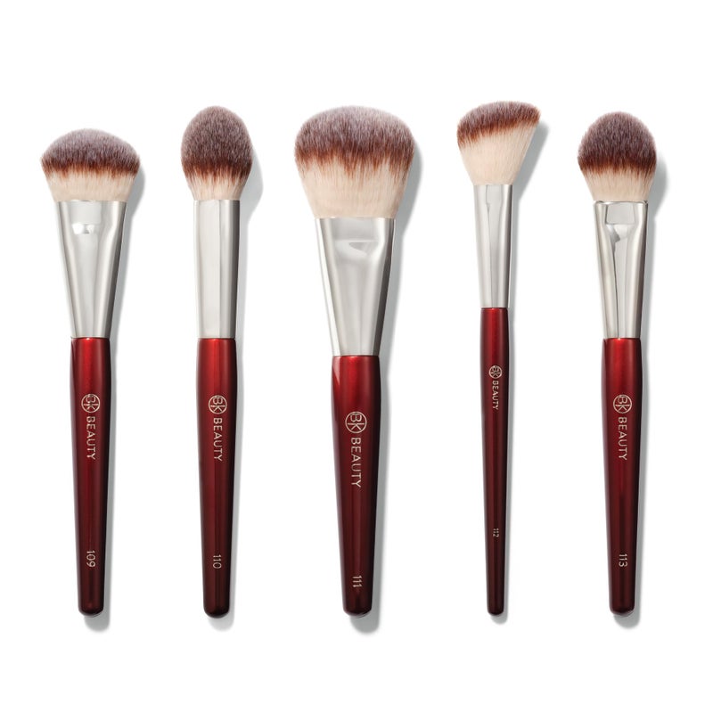 BK BEAUTY  CORE LINE EXTENSION FACE SET 5PC  Professional Makeup Brush Set for Liquid Cream  Powder  Premium Makeup Brushes for Flawless Application