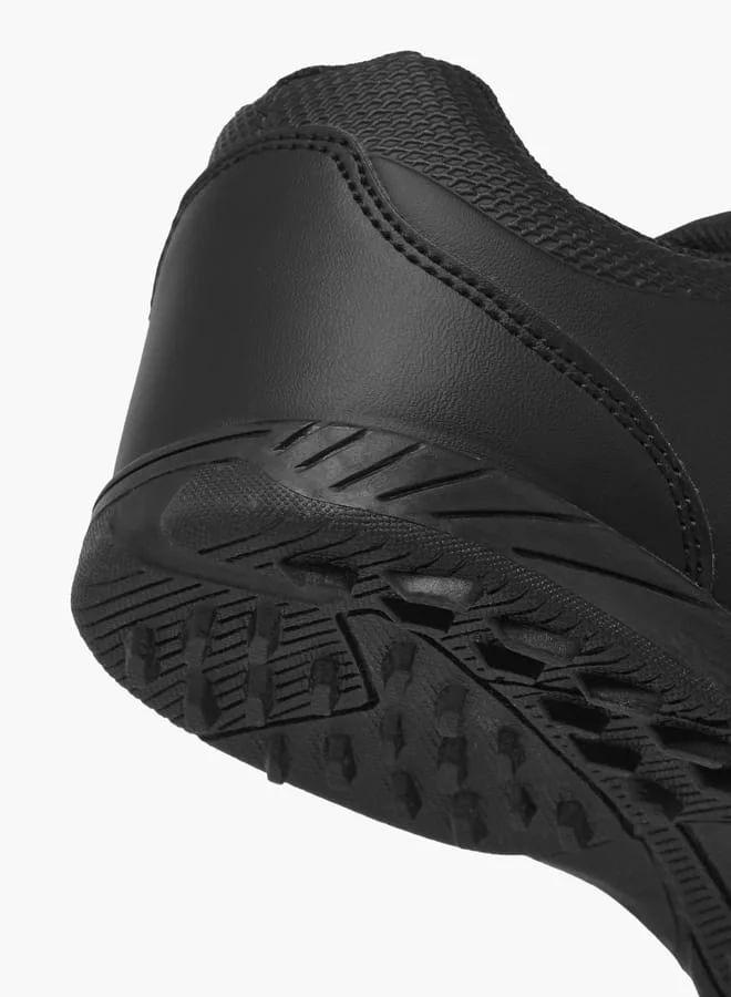 Oaklan by Shoexpress Boys by Shoexpress Stitch Detail Sneakers with Hook and Loop Closure
