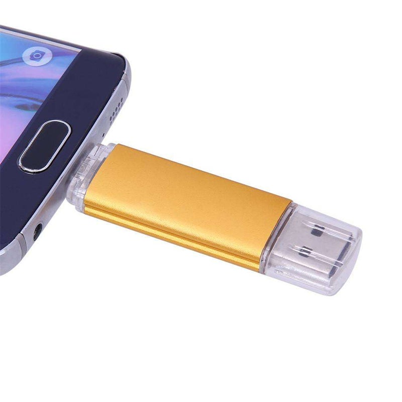 maikou maikou hot USB2.0 OTG double-headed snake U disk Micro to USB2.0 U disk Gold 