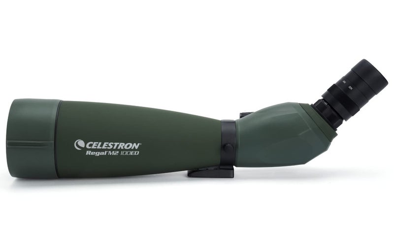 Celestron Regal M2 100ED Spotting Scope – ED Glass for Hunting, Birding and Outdoor Actvities – Phase and Dielectric Coated BaK-4 Prism – Fully Multi-Coated Optics – Dual Focus – 22-67x Zoom Eyepiece - Image 3