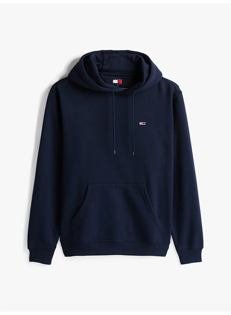TOMMY JEANS Dark Night Navy Brushed Fleece Hoody for Men | Best Price UAE