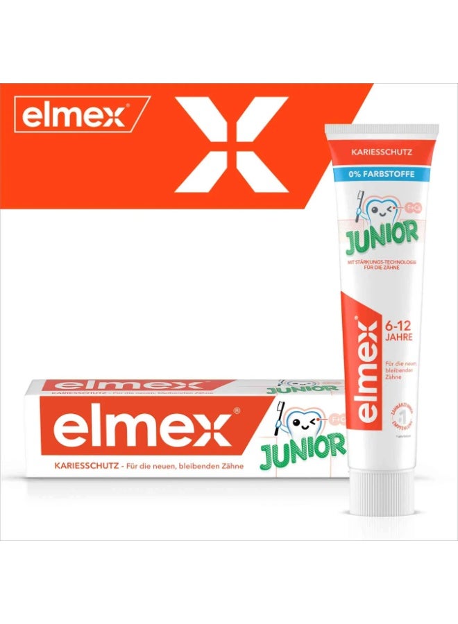Elmex Junior Toothpaste 6-12 Years 75ml - Image 3