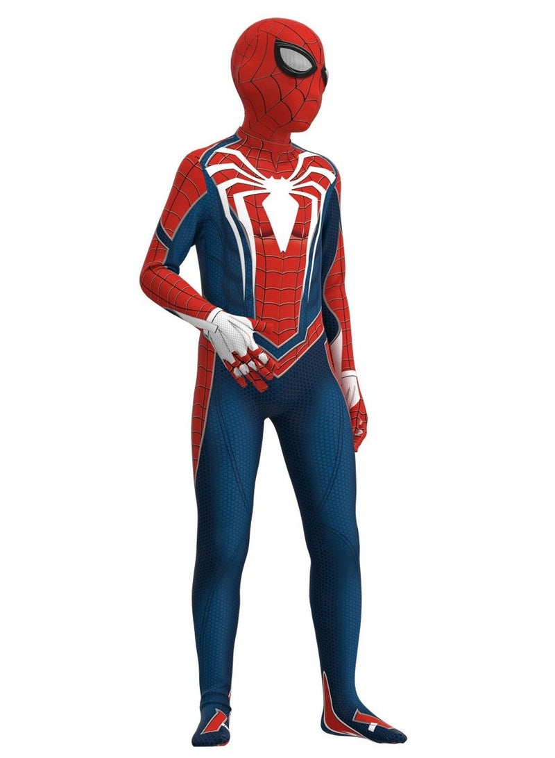 Men Costume Bodysuit, 3D Style Superhero Cosplay Jumpsuit, Spandex Jumpsuit with Printed Design, Cosplay Halloween Costume for Kids - Image 2