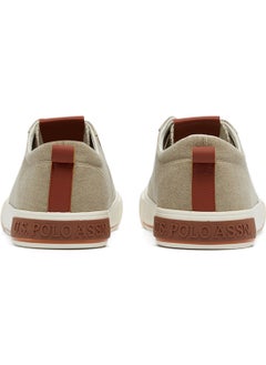 U.S. Polo Assn. Men's Beige Low-Canvas Top Sneakers - Lightweight  - Image 5