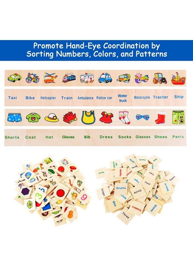 Generic - Wooden Montessori Toys For Toddlers Learning Activities Sorting Box Educational Toys Preschool Kindergarten Games Autism Toys Motor Skills Stem For Girls Boys Age 12 2 3 4 Year Old Kids Birthday Gift - Image 1