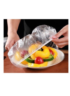 Golden Cling Film Wrap  100 pcs Cling Films Elastic Mouth Storage Bags,Reusable Household Food Wrapping Supplies for Kitchen  - Image 3