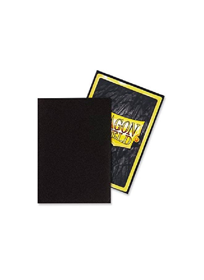 dragon shield - Bundle 2 Packs Of 60 Count Japanese Size Mini Matte Card Sleeves Matte Black - Image 1